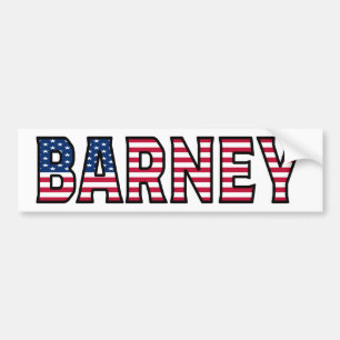 Adesivo Para Carro Barney Nome Sobrenome USA Adesivo Sticker Carro
