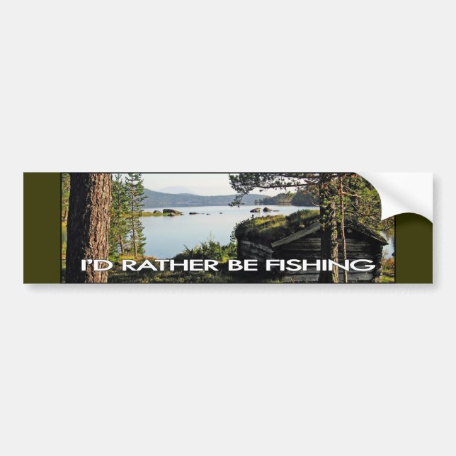 Adesivo Para Carro Barraca da pesca (Frente)