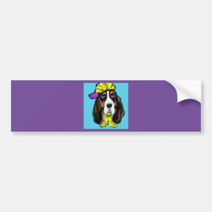 Adesivo Para Carro Basset Hound