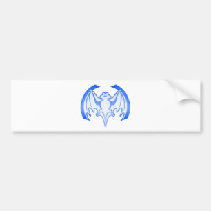Adesivo Para Carro Bat Blue Inv The MUSEUM Zazzle Gifts