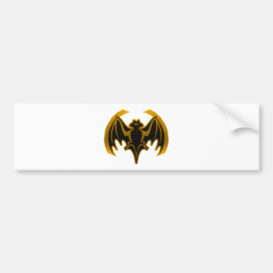 Adesivo Para Carro Bat Dourado O MUSEUM Zazzle Dons