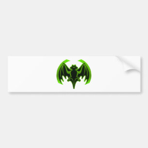 Adesivo Para Carro Bat Green MUSEUM Zazzle Gifts