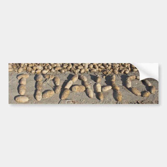 Adesivo Para Carro Batatas de Idaho (Frente)
