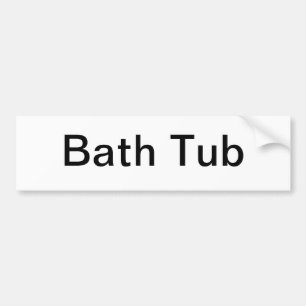Adesivo Para Carro Bath Tub Sinal/