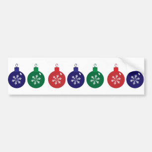 Adesivo Para Carro Baubles de Natal