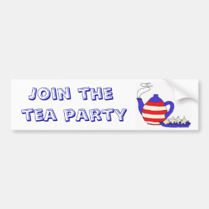 Adesivo Para Carro BD junte-se à etiqueta do tea party