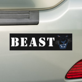Adesivo Para Carro Beast preto