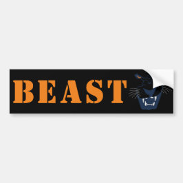 Adesivo Para Carro Beast preto