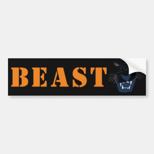 Adesivo Para Carro Beast preto