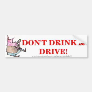 ADESIVO PARA CARRO "BEBADO DRIVING"