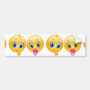 Adesivo Para Carro bebê emojis
