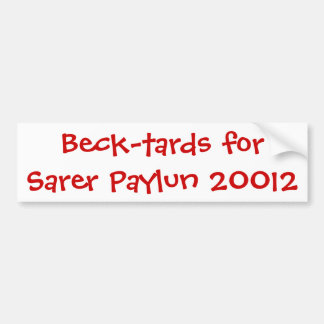 Adesivo Para Carro Beck-tards para Sarer Paylun 20012