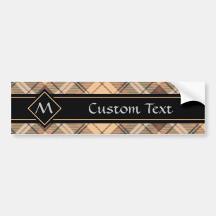 Adesivo Para Carro Beige e Brown Tartan