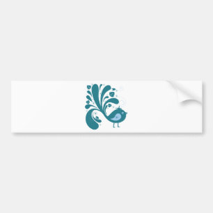 Adesivo Para Carro beija-flor elegante