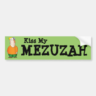 Adesivo Para Carro Beije meu autocolante no vidro traseiro de Mezuzah