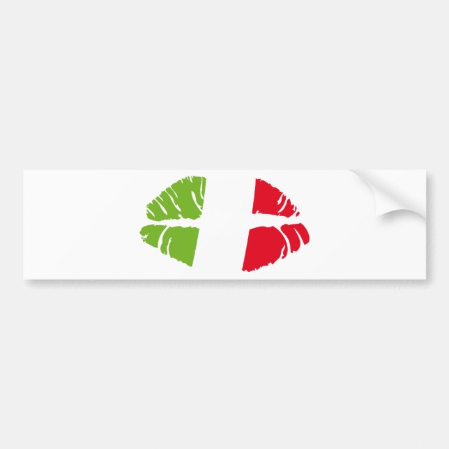 Adesivo Para Carro beijo de Italia (Frente)