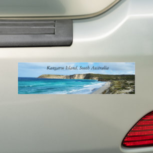 Adesivo Para Carro "Beleza Capturada: Ilha Kangaroo da Costa Icônica