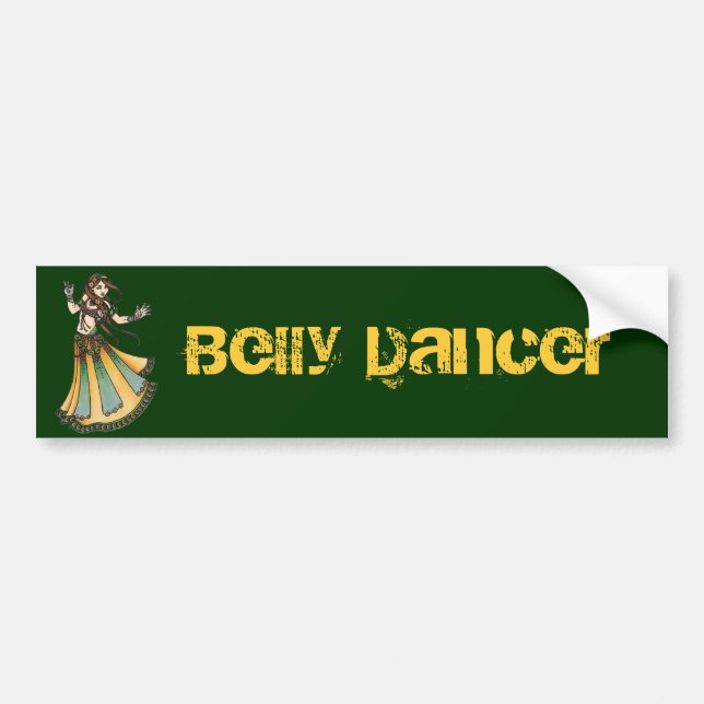 Adesivo Para Carro Belly Dancer Bumper Sticker (Frente)