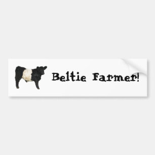 Adesivo Para Carro Beltie Farmer Belgeous Belgeous Vaca Galloway Stee