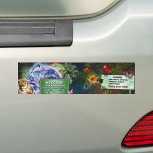 Adesivo Para Carro Bem-vindo ao Planeta Terra