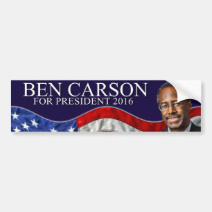 Adesivo Para Carro Ben Carson para o presidente 2016