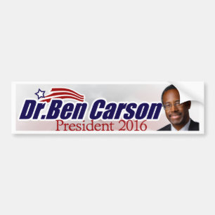 Adesivo Para Carro Ben Carson para o presidente autocolante no vidro