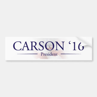Adesivo Para Carro Ben Carson para o presidente autocolante no vidro