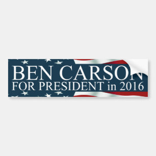 Adesivo Para Carro Ben Carson para o presidente em 2016