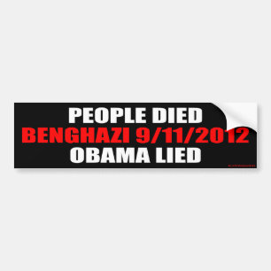 Adesivo Para Carro Benghazi 9/11/2012