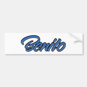 Adesivo Para Carro Benito Blue Aufkleber Sticker Autoaufkleber