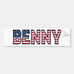 Adesivo Para Carro Benny Name Vorname USA Aufkleber Sticker Auto