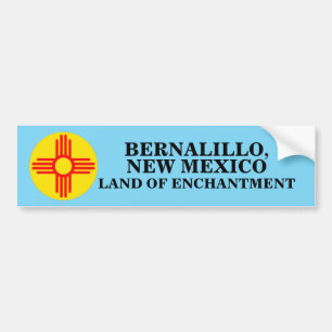 ADESIVO PARA CARRO BERNALILLO, NOVA TERRA DO MÉXICO DE ENCHANTAMENTO