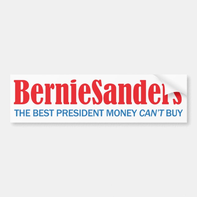 Adesivo Para Carro Bernie Bumper Sticker (Frente)