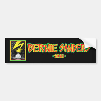 Adesivo Para Carro Bernie Sanders 2020 D.C. Lightning Strike