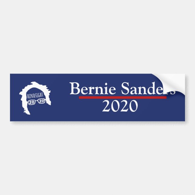Adesivo Para Carro Bernie Sanders Hindsight 2020 (Frente)