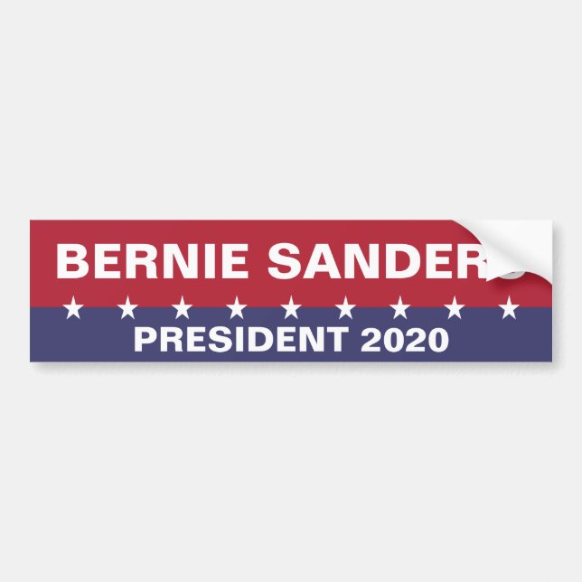 Adesivo Para Carro BERNIE SANDERS para o Presidente 2020 (Frente)