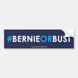 Adesivo Para Carro #BERNIEORBUST do autocolante no vidro traseiro das