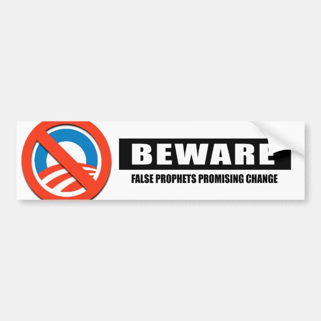 ADESIVO PARA CARRO BEWARE - PROFETAS FALSOS (Frente)