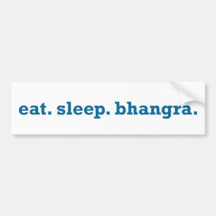 Adesivo Para Carro BHANGRA o dia inteiro.