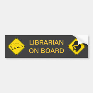 Adesivo Para Carro Bibliotecário no Conselho