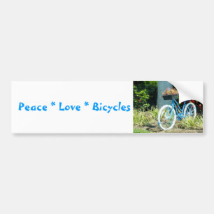 Adesivo Para Carro Bicicletas de Paz para Bicicletas