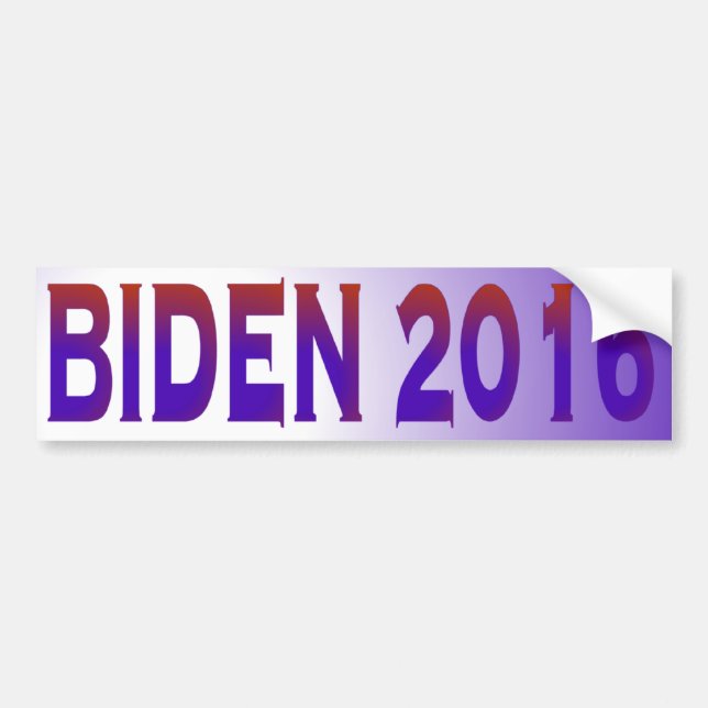 Adesivo Para Carro Biden 2016 (Frente)