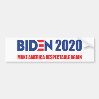 Adesivo Para Carro Biden 2020 Torna A América Respeitável Novamente