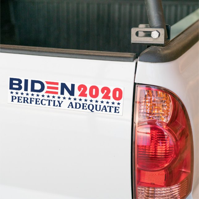 Adesivo Para Carro Biden 2020: Vinheta para-choques PERFEITAMENTE ADE (No caminhão)