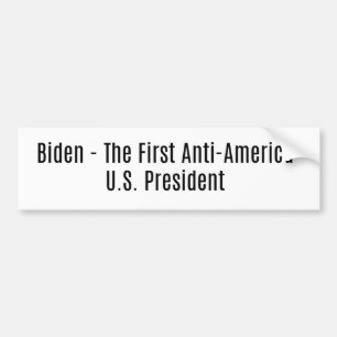 Adesivo Para Carro Biden - Bumper Sticker Anti-América