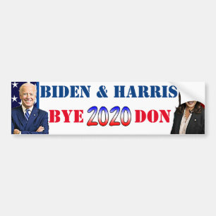 Adesivo Para Carro Biden e Harris Bye-Don Anti Trump