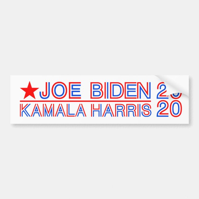 Adesivo Para Carro Biden, Harris 2020 (Frente)