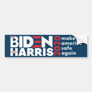 Adesivo Para Carro Biden / Harris 2020 Campanha Eleitoral Americana V