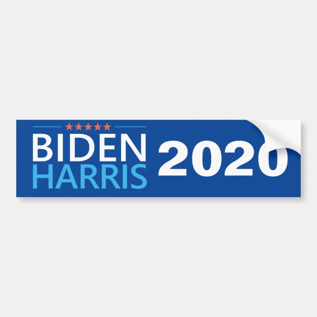 Adesivo Para Carro Biden Harris 2020 para a eleição do presidente dos (Frente)