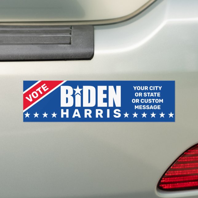 Adesivo Para Carro Biden Harris 2020 Vota Política Democrática (No carro)